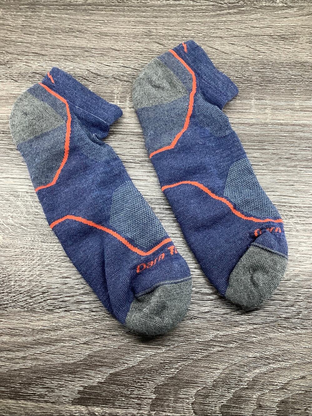 Darn Tough Men's XL Denim Light Hiker No Show Lightweight Hiking Socks B21-4